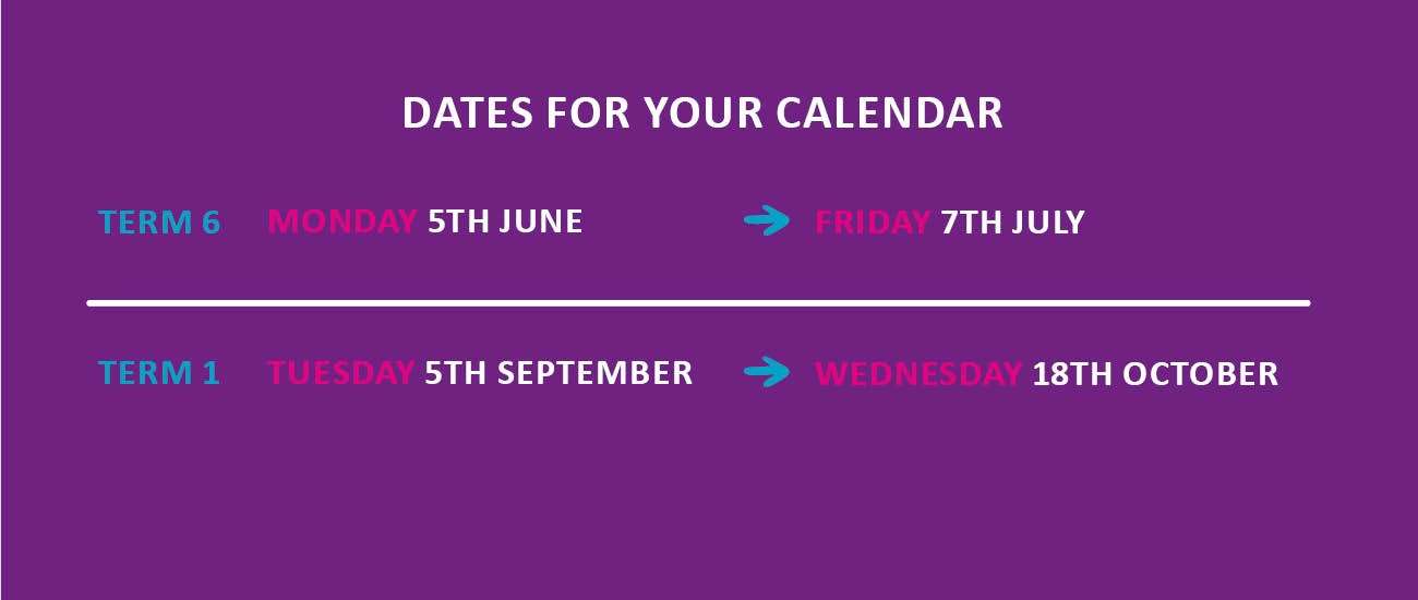 Last term 1st term dates