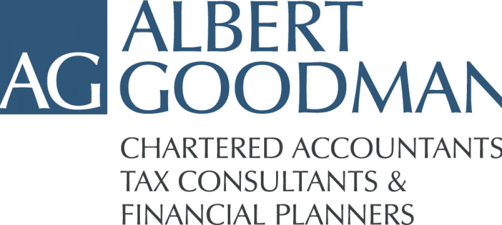 Albert Goodman Logo Colour with Strap 800x360