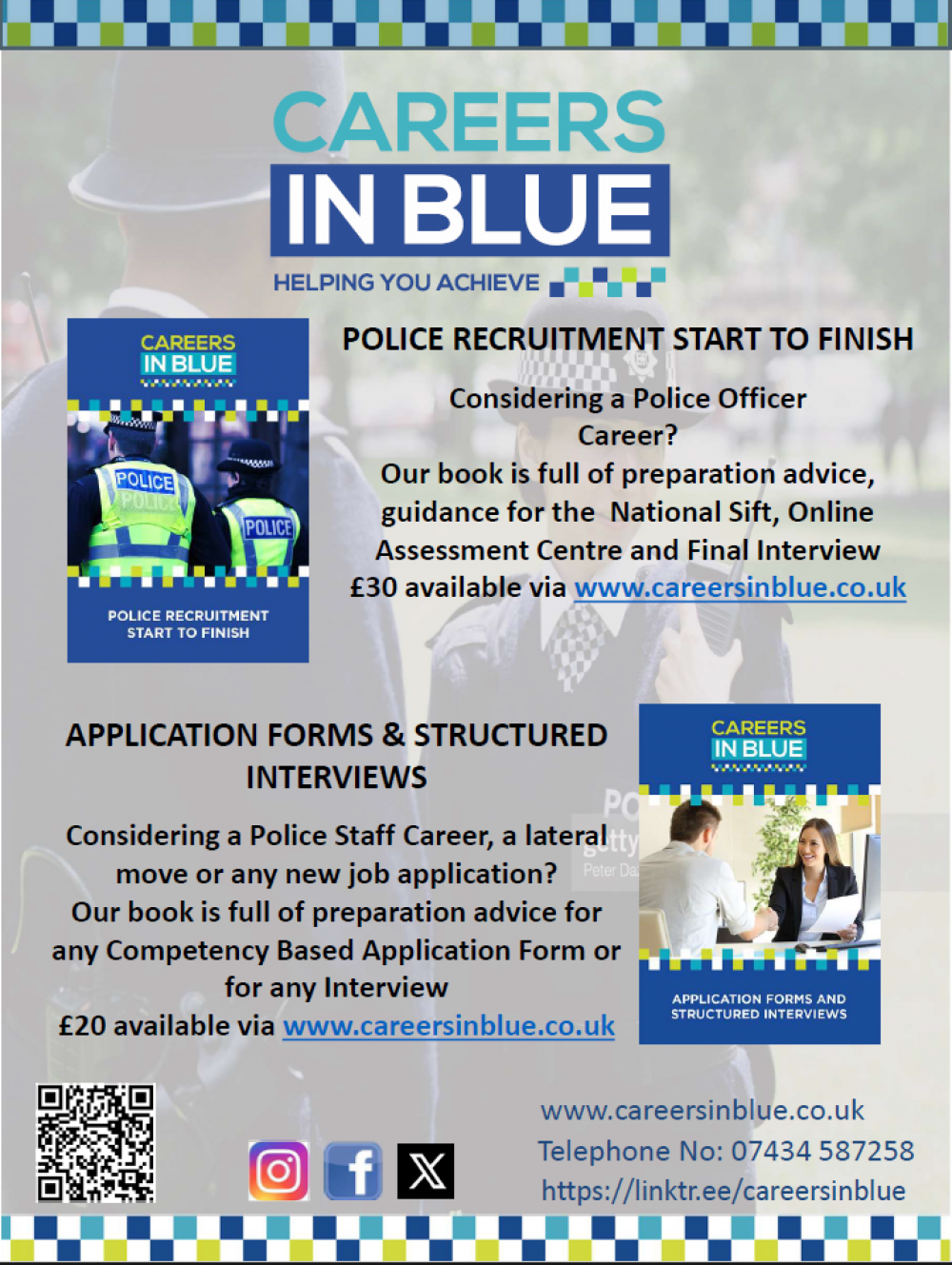 Careers in Blue guidance documents