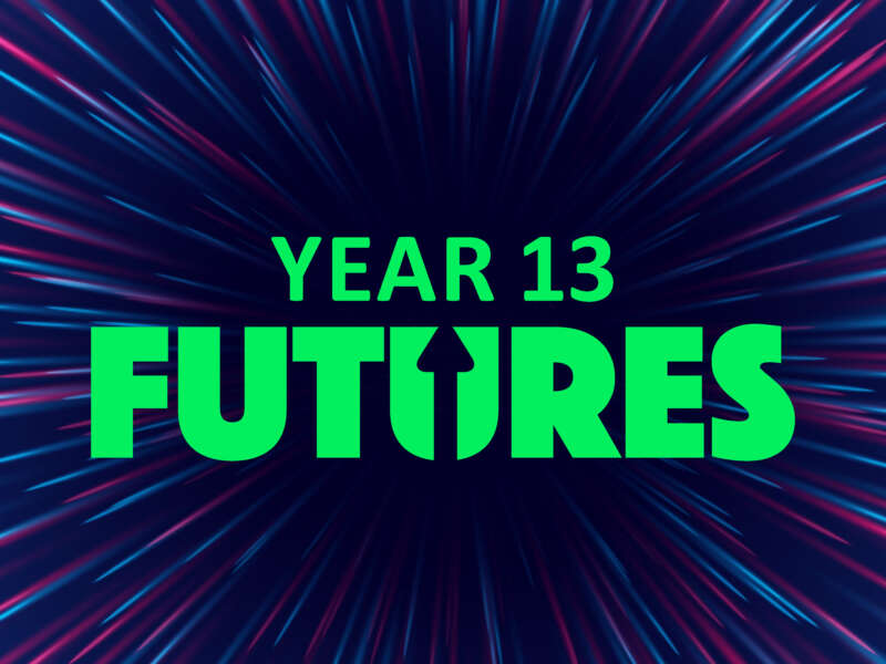 Futures event platform i Year 13 header